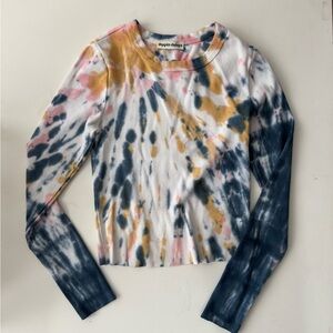 Tie-Dye Long Sleeve Top